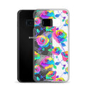 Protect your phone stylishly with the Enchanted Rose Samsung® Clear Case (Transparent), featuring vibrant floral designs.