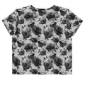 Stylish Enchanted Rose Crop Top featuring a floral design, perfect for any mood and outfit pairing.