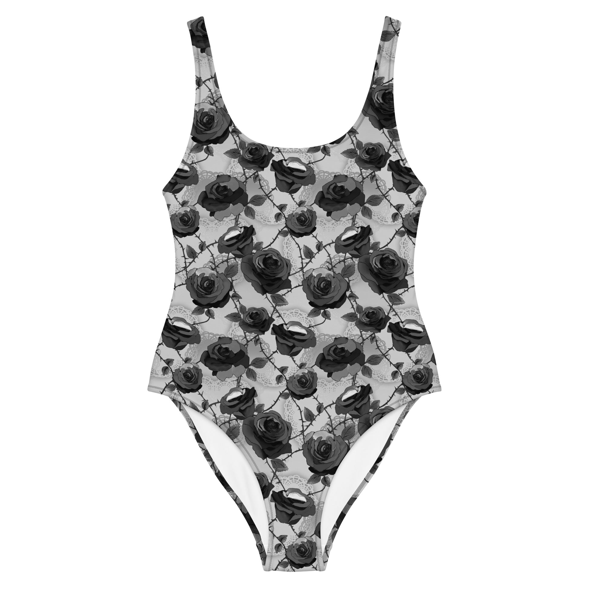 Flatter your figure with the Enchanted Rose One-Piece Swimsuit, perfect for beach days and poolside fun!