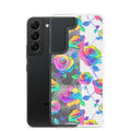 Protect your Samsung® with the Enchanted Rose Samsung® Clear Case (Transparent), featuring vibrant rose designs.