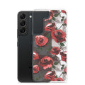 Protect your device with the Enchanted Rose Samsung® Clear Case (Transparent), featuring a sleek design and rose pattern.