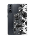 Sleek Enchanted Rose Samsung® Clear Case (Transparent) offers protection with a solid back and flexible sides for easy use.