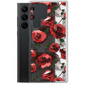 Protect your phone in style with the Enchanted Rose Samsung® Clear Case (Transparent), showcasing vibrant floral design.