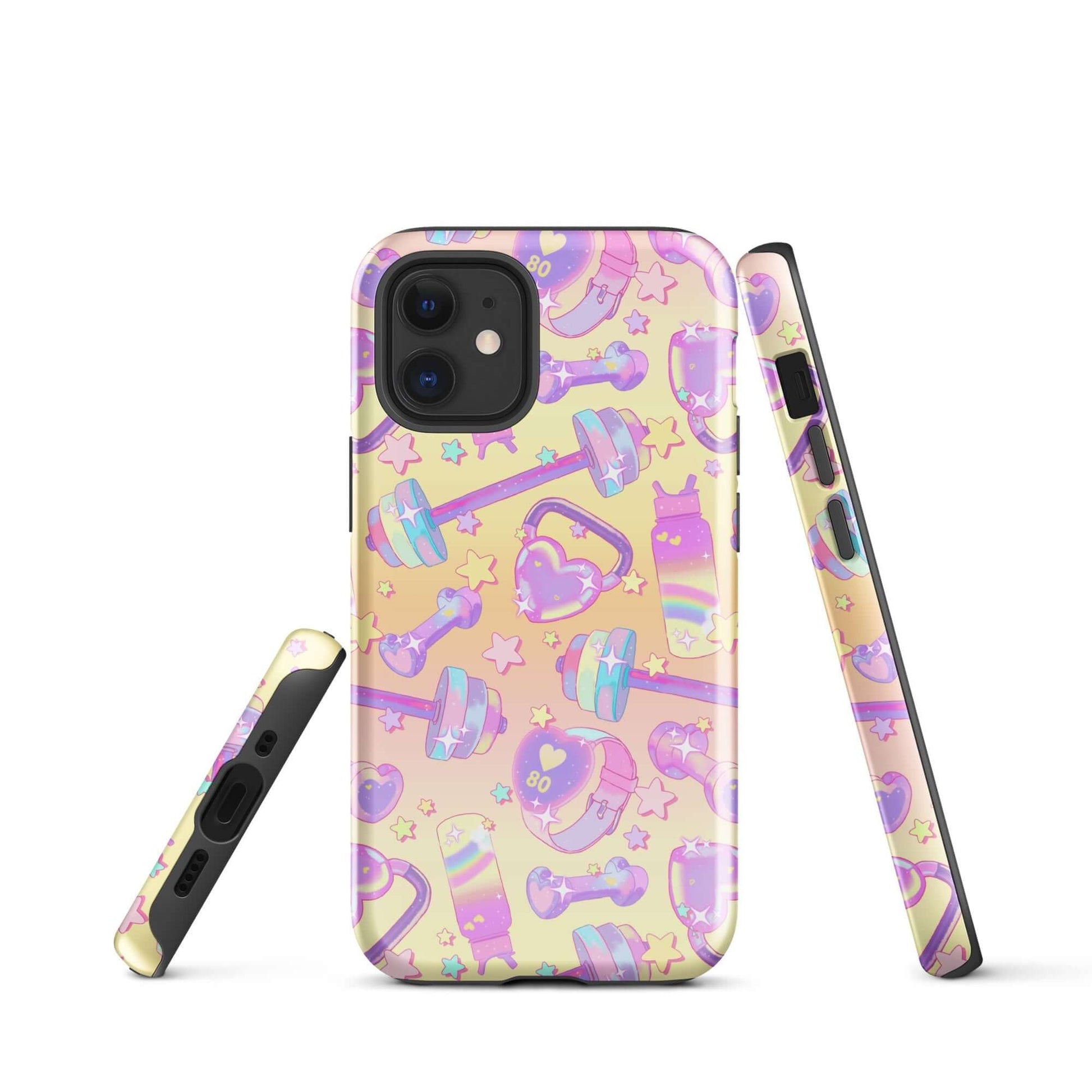 Stylish Glitter Gains iPhone® Tough Case featuring a durable design for ultimate protection and trendy aesthetics.