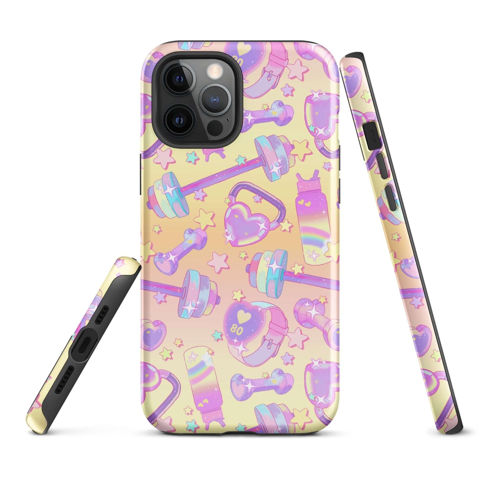 Colorful Glitter Gains iPhone® Tough Case featuring a durable design to protect your phone in style.