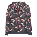 Cozy Gothic Teddy Hoodie with a vibrant print, perfect for winter layering and casual style.