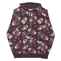 Cozy up in the Gothic Teddy Hoodie, featuring a unique dark print perfect for winter wear.