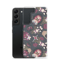 Stylish Gothic Teddy Samsung® Clear Case, protecting your phone while adding a cute touch to any outfit.