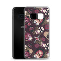 Gothic Teddy Samsung® Clear Case features a stylish design, perfect for protecting your phone while looking adorable.