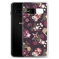 Stylish Gothic Teddy Samsung® Clear Case featuring adorable designs, perfect for protecting your phone in style.
