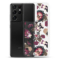 Stylish Gothic Teddy Samsung® Clear Case offers adorable protection for your phone against scratches and dust.