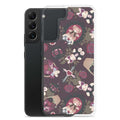 Stylish Gothic Teddy Samsung® Clear Case with adorable design, perfect for protecting your phone from scratches and dirt.