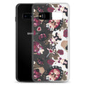 Stylish Gothic Teddy Samsung® Clear Case offers protection with a cute design, perfect for any outfit.