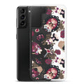 Gothic Teddy Samsung® Clear Case features a stylish design, perfect for protecting your phone while looking adorable.