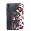 Stylish Gothic Teddy Samsung® Clear Case featuring adorable designs, protecting your phone from scratches and dust.