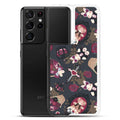 Stylish Gothic Teddy Samsung® Clear Case protects your phone while enhancing your outfit with a unique design.