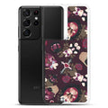 Stylish Gothic Teddy Samsung® Clear Case offers protection while showcasing adorable design for any outfit.