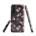 Stylish Gothic Teddy Samsung® Tough Case featuring durable, shock-absorbing design for ultimate phone protection.