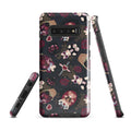 Stylish Gothic Teddy Samsung® Tough Case featuring a unique design for ultimate phone protection and durability.