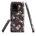 Gothic Teddy Samsung® Tough Case featuring a stylish design for impact-resistant phone protection and artful aesthetics.