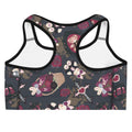 Gothic Teddy Sports bra featuring regal motifs; perfect for conquering workouts with style and comfort.