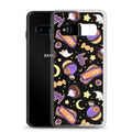 Sleek Halloween Treat Samsung® Clear Case featuring fun Halloween designs, perfect for protecting your phone in style.