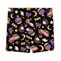 Stylish Halloween Treat Shorts feature a fun pattern of treats, perfect for comfort at the gym or running errands.