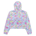 Stay stylish and dry in the Indica Magica cropped windbreaker, perfect for any adventure with its lightweight, waterproof design.