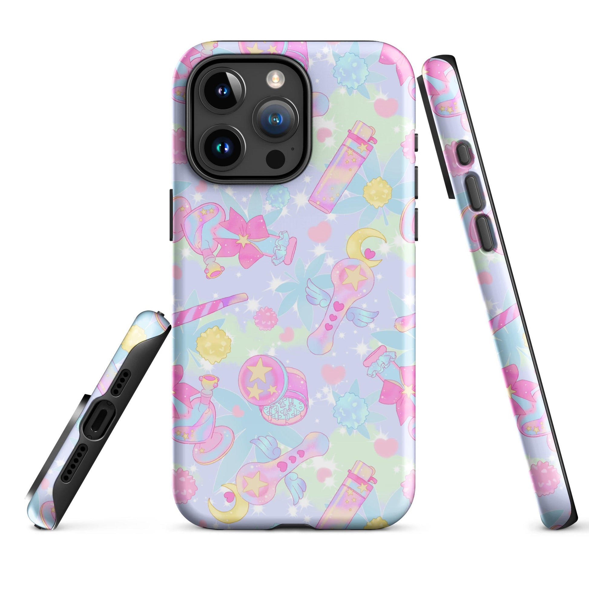 Stylish and durable Indica Magica iPhone® Tough Case features impact-resistant polycarbonate for ultimate protection.