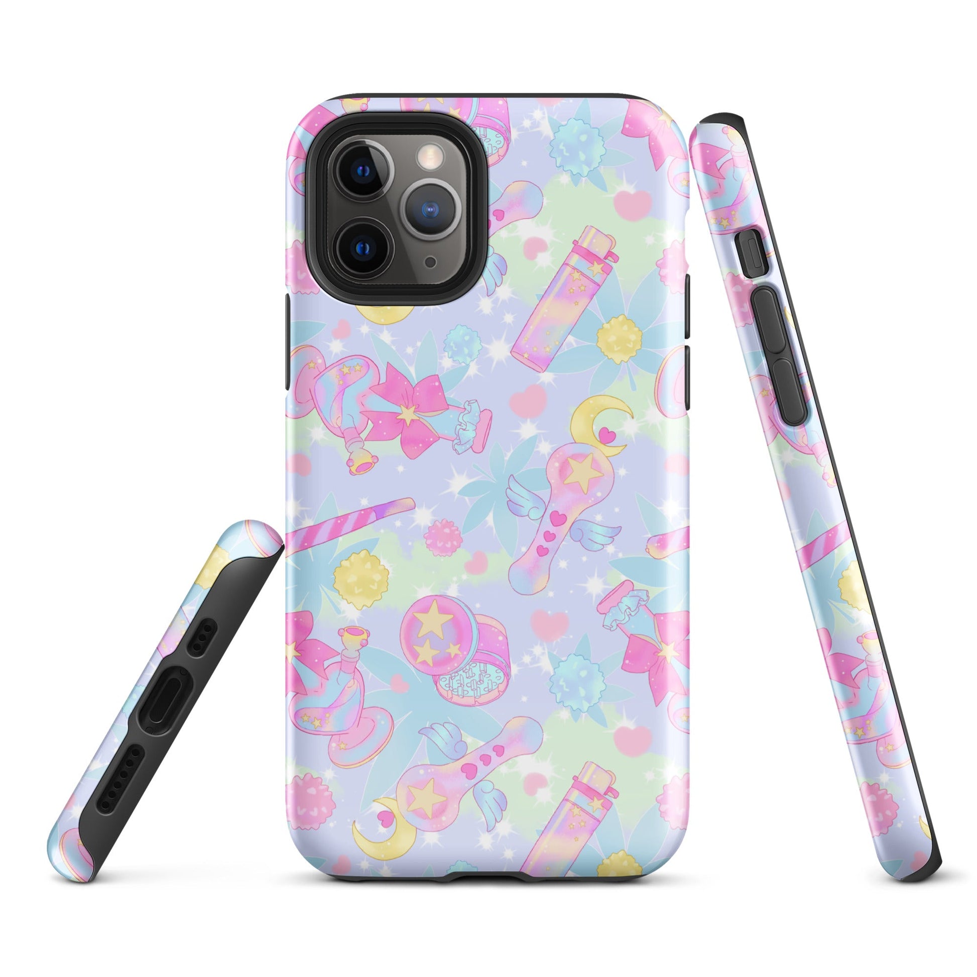 Colorful Indica Magica iPhone® Tough Case features dual-layer protection for style and safety. Perfect for any fashionista!