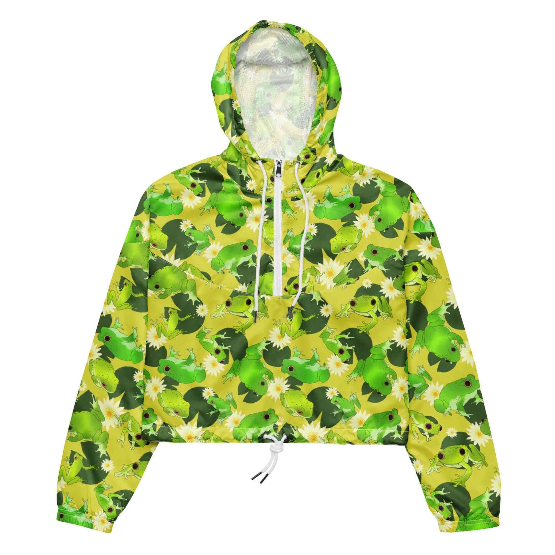 Lightweight and waterproof, the Kero-kero cropped windbreaker is perfect for any adventure with its stylish design.