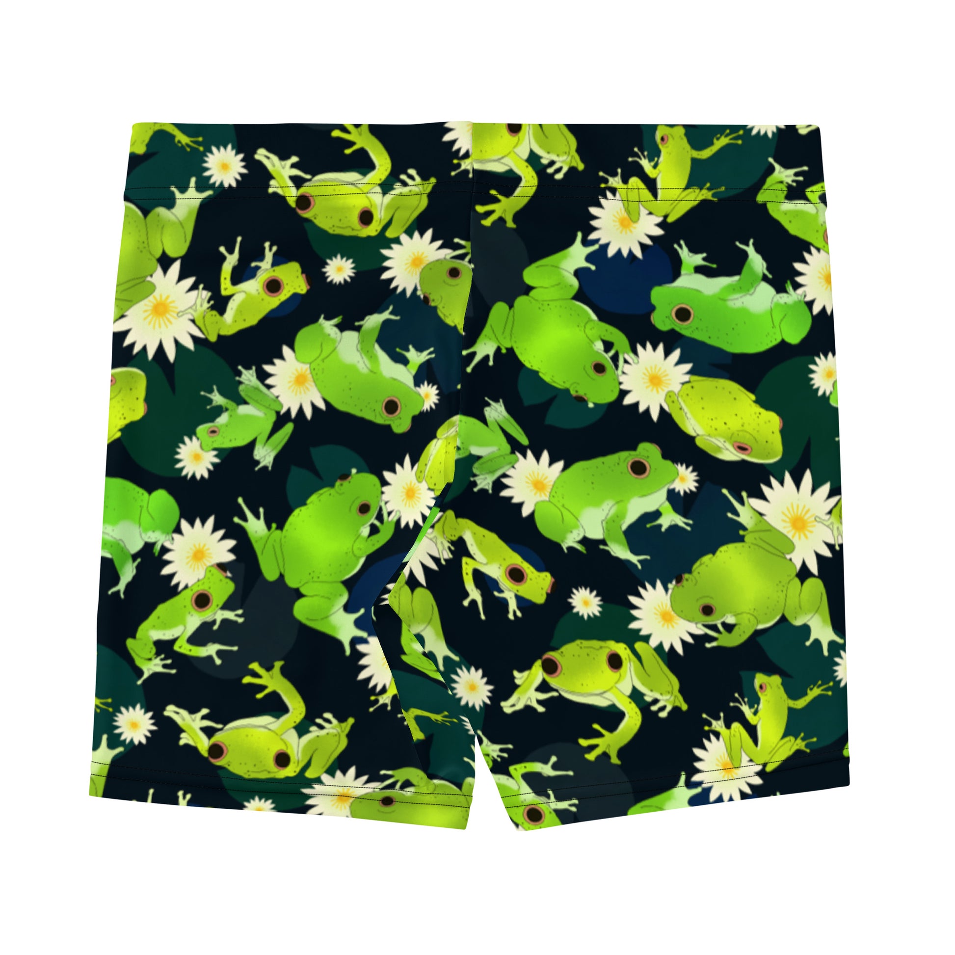 Show off your style in Kero-kero Shorts, featuring a fun frog pattern for ultimate comfort and cuteness!