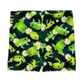 Kero-kero Shorts feature a vibrant frog design, perfect for showing off your style and comfort.