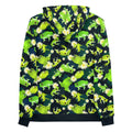Bright and comfy Kero-kero Hoodie featuring a vibrant frog print, perfect for frog fans and herpetologists alike.