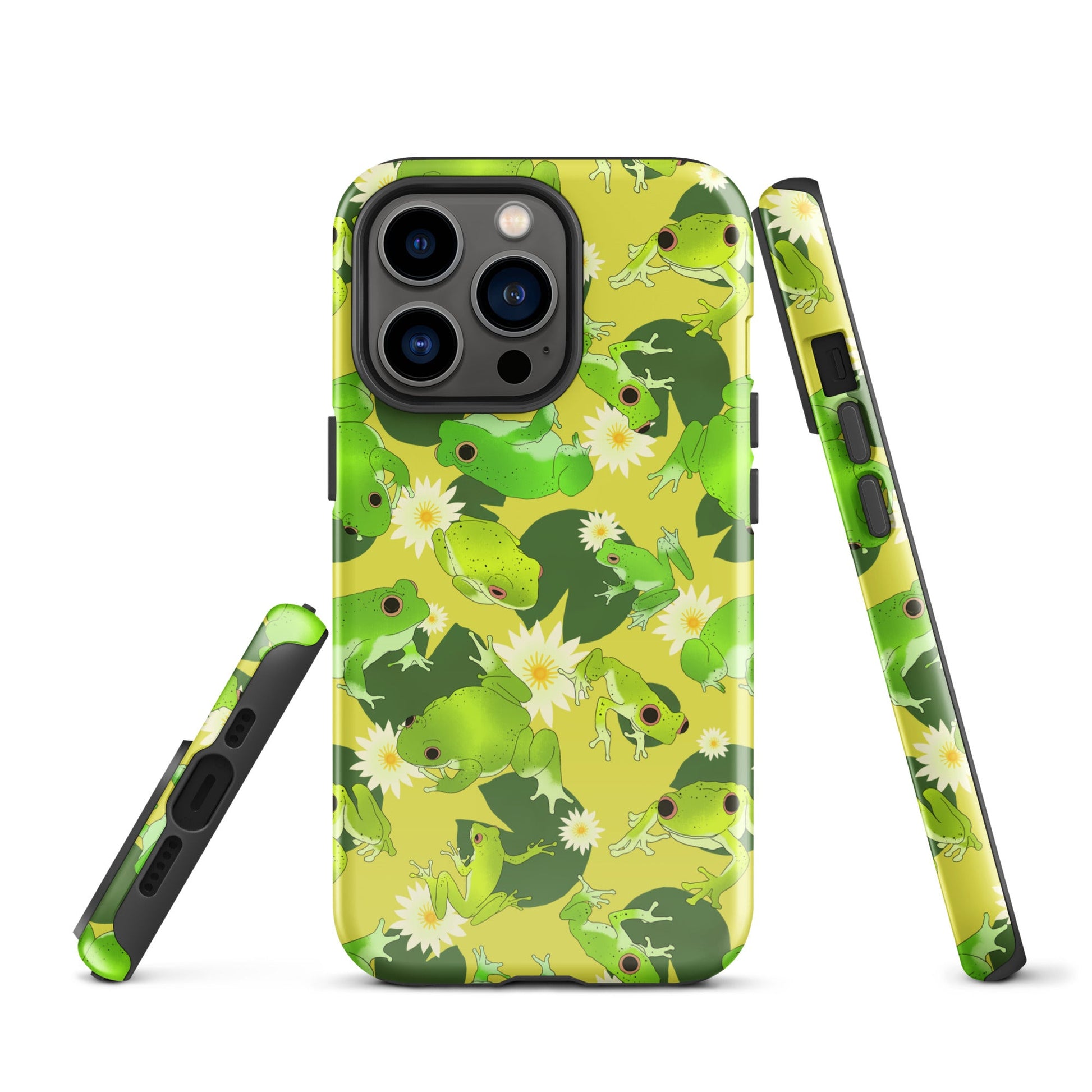 Protect your phone with the stylish Kero-kero iPhone® Tough Case, featuring vibrant frog patterns and durable design.