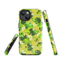 Stylish Kero-kero iPhone® Tough Case features vibrant frog designs and durable dual-layer protection for phones.