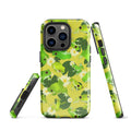 Durable Kero-kero iPhone® Tough Case featuring a stylish frog design, perfect for protection and fashion.