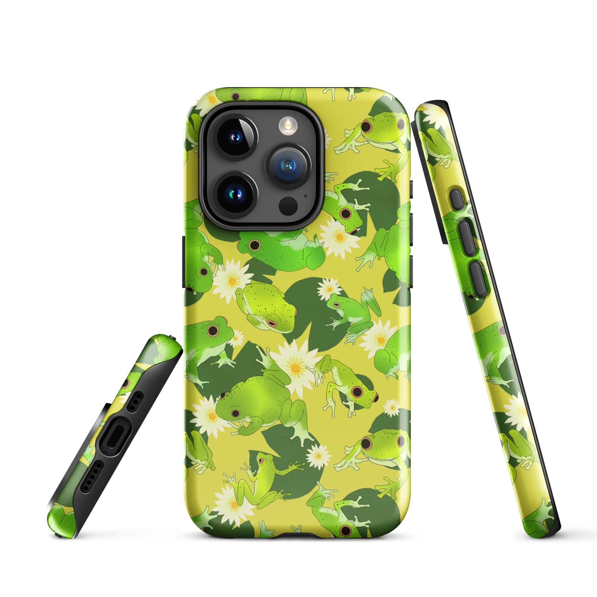 Stylishly protect your phone with the Kero-kero iPhone® Tough Case, featuring a vibrant frog design and durable layers.