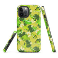 Stylish Kero-kero iPhone® Tough Case features vibrant frog designs, ensuring your phone stays protected and fashionable.