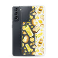 Sleek Lemon Samsung® Clear Case features a vibrant lemon design, ensuring style and protection for your device.