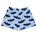 Stylish Lilith Athletic Short Shorts with a bat design, perfect for showcasing your dark side at the gym.