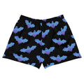 Stylish Lilith Athletic Short Shorts feature a fun bat design, perfect for showcasing your dark side at the gym.