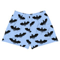 Stylish Lilith Athletic Short Shorts featuring a bat print, perfect for showcasing your dark side at the gym.