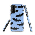 Stylish Lilith Samsung® Tough Case featuring a bat design, combining art with impact-resistant protection.