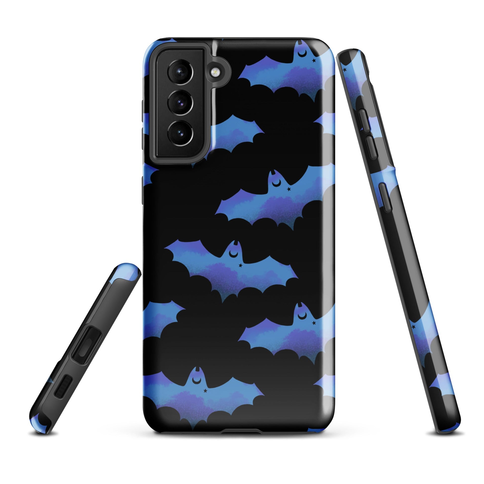 Stylish Lilith Samsung® Tough Case with bat design, providing impact resistance and sleek protection for your phone.