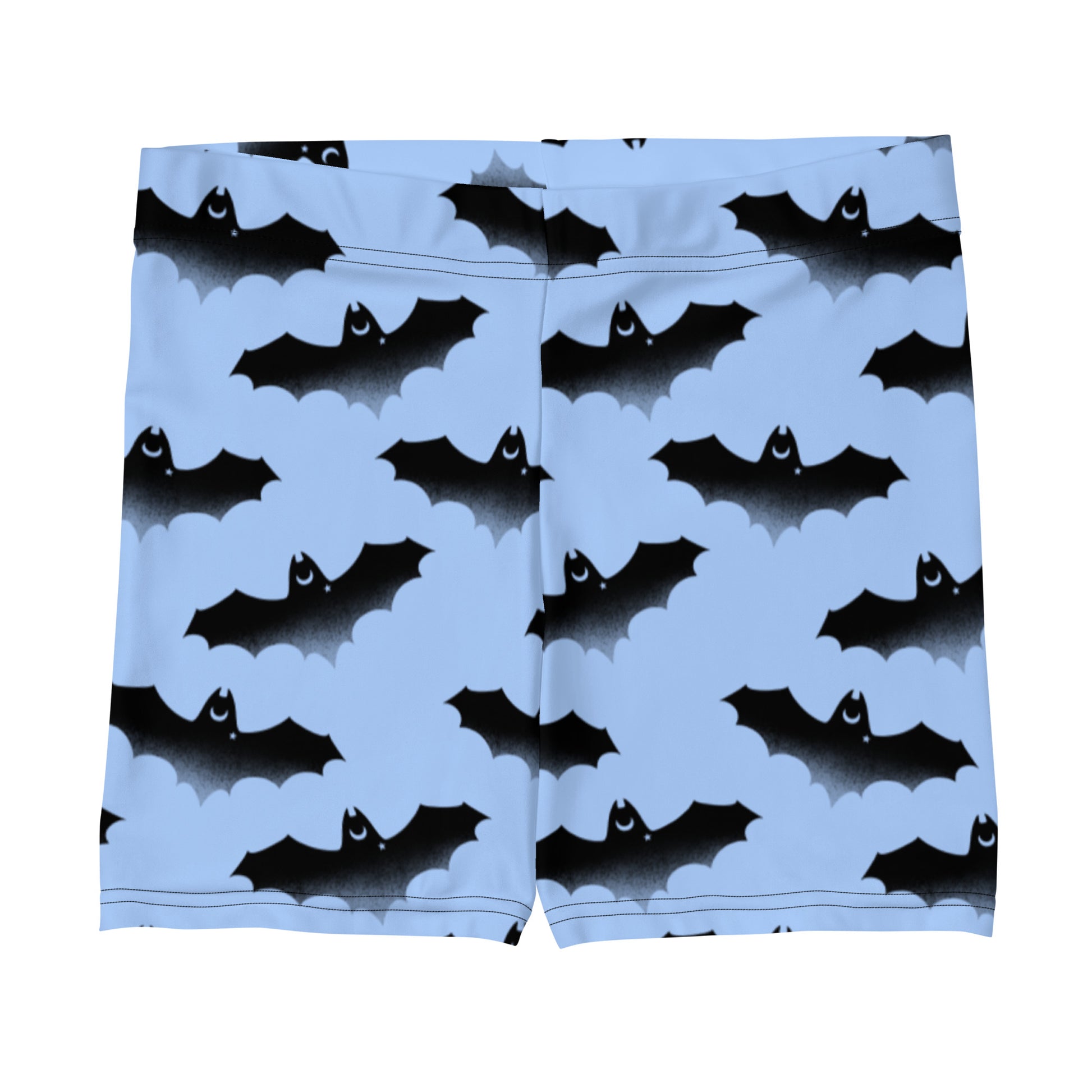 Stylish Lilith Shorts featuring a unique bat design, perfect for a cool, comfortable look. Ideal for mixing and matching!