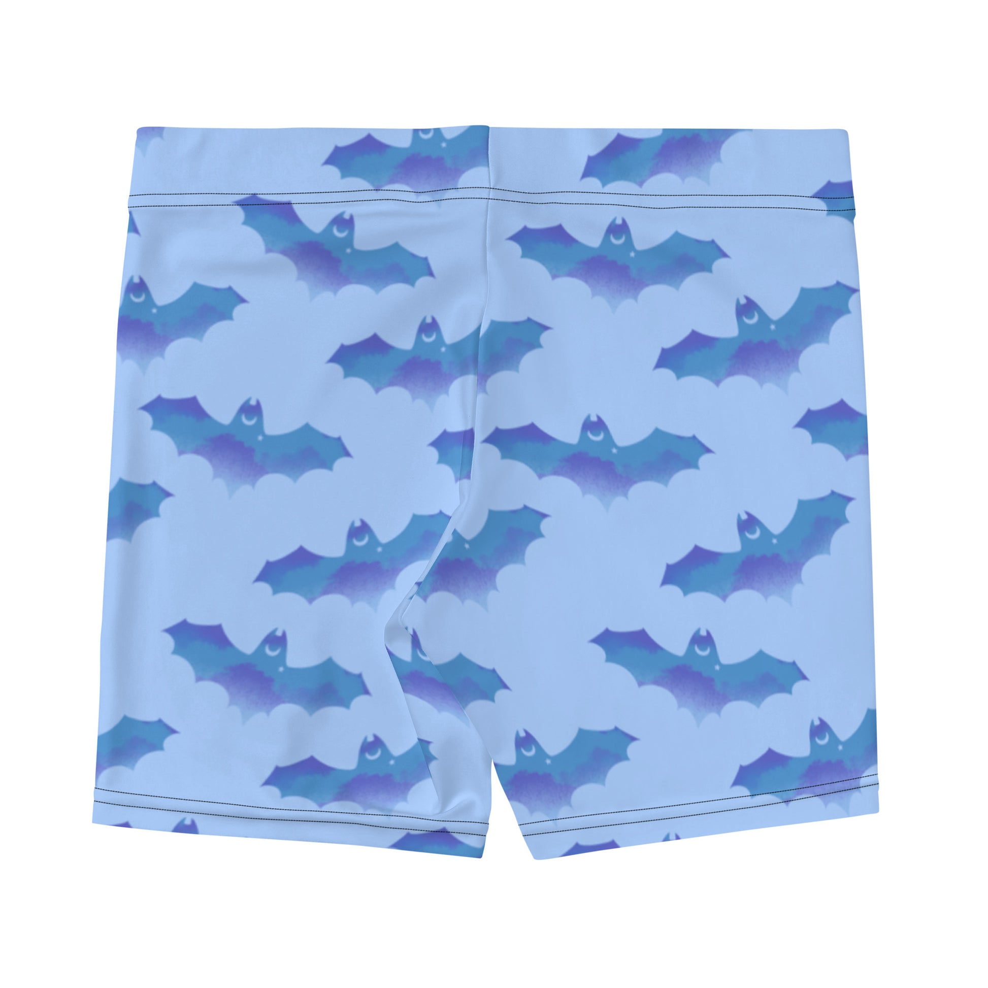 Buttery soft Lilith Shorts featuring a fun bat print, perfect for stylish comfort and mobility in any outfit.