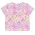 Cute and colorful Magical Girl Crop Top featuring magical motifs, perfect for all your adventures. Ideal for everyday wear!