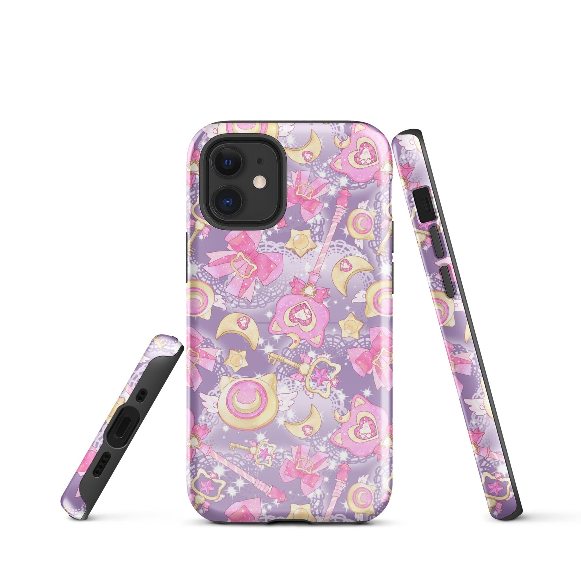 Stylishly protect your phone with the Magical Girl iPhone® Tough Case featuring vibrant magical-themed designs.