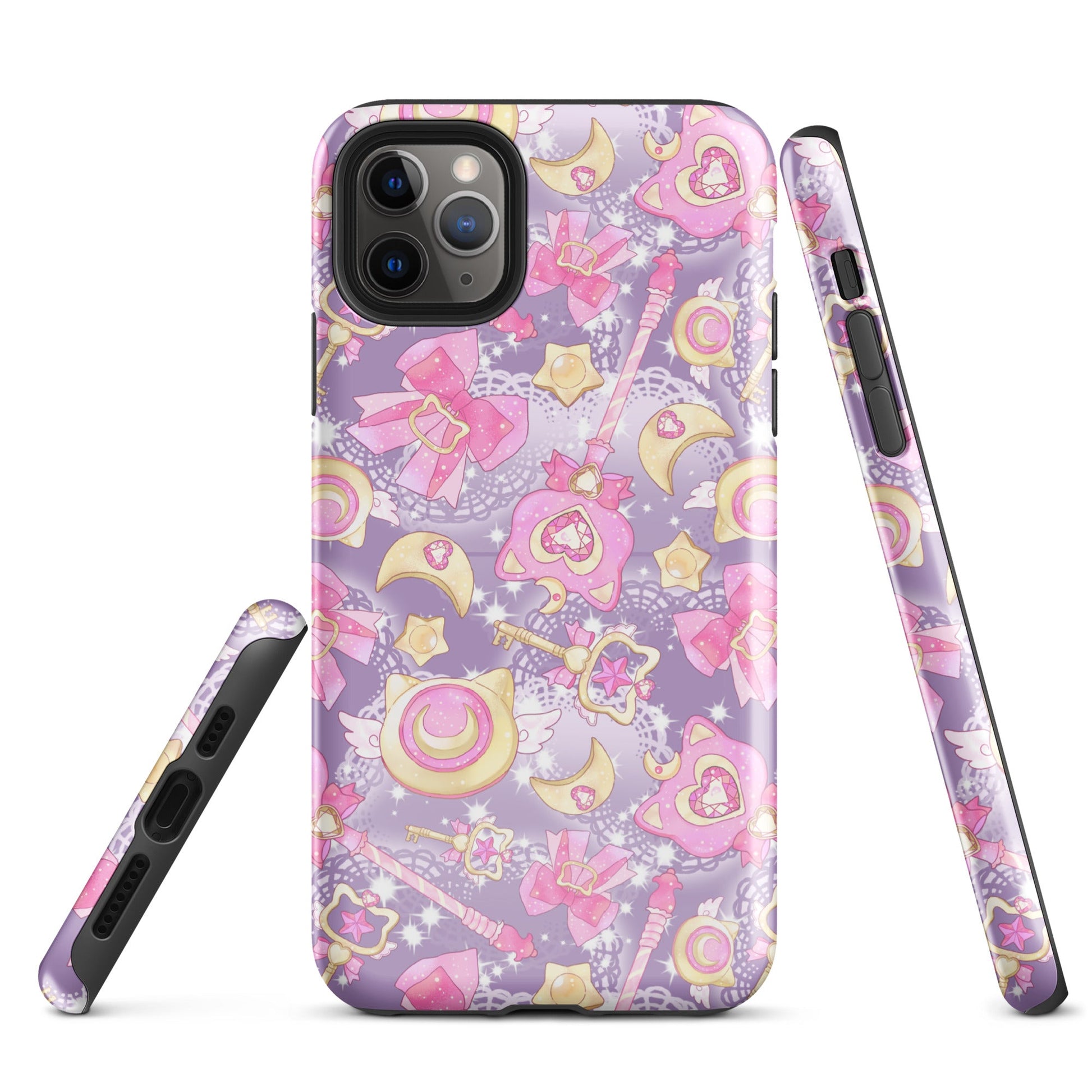Protect your phone with style using the Magical Girl iPhone® Tough Case, featuring vibrant magical designs.